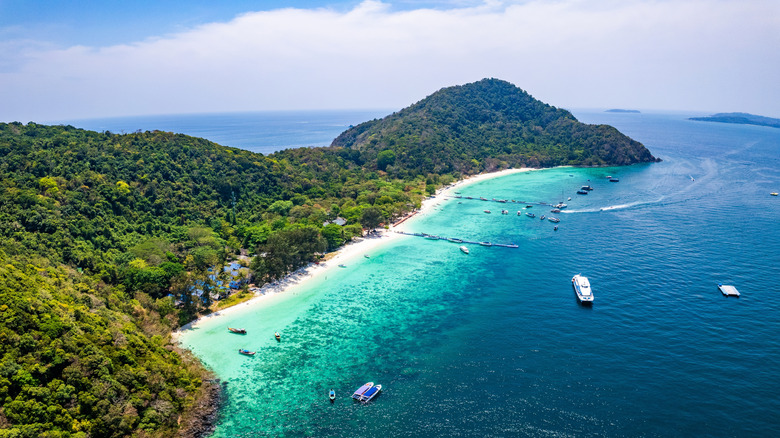 Aerial View of Koh Hey, Thailand