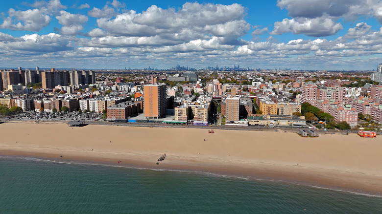Brighton Beach in Brooklyn