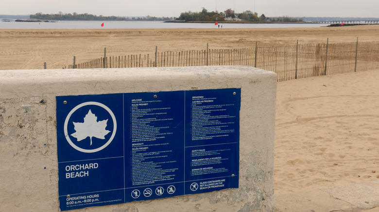 Entrance to Orchard Beach, Bronx