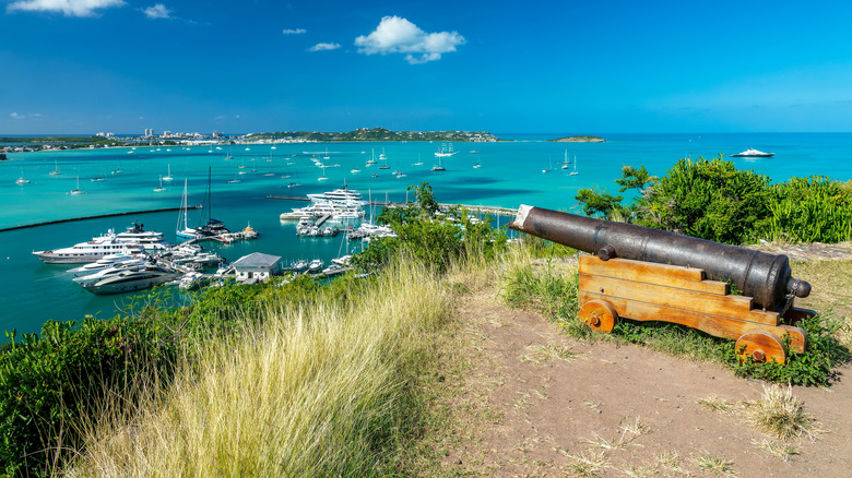 History site with a view in St. Maarten