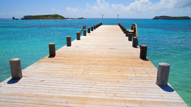 Pier in South Caicos