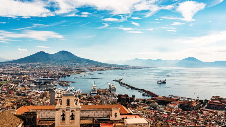 A stunning aerial view of Naples.