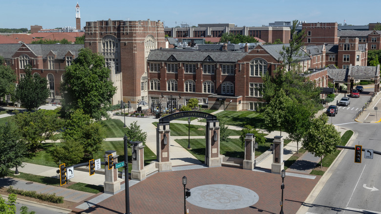 Purdue University Memorial Union and Welcome Center in Lafayette, Indiana