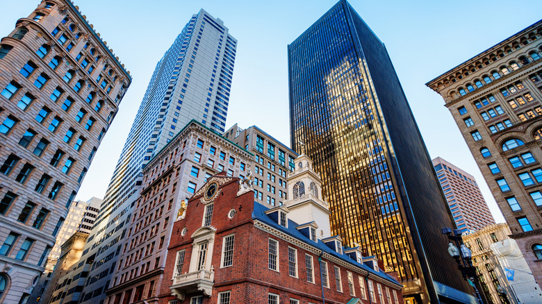 The cityscape of Boston, Massachusetts