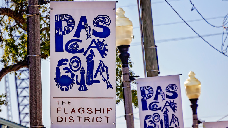 Colorful signs in Pascagoula, Mississippi