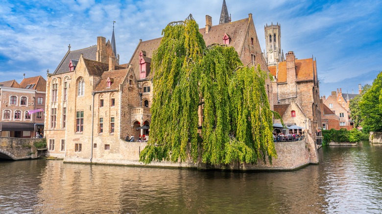 Dijver Canal in Bruges, Belgium