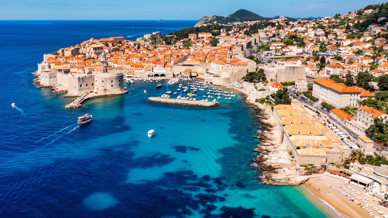 Aerial view of Dubrovnik, Croatia