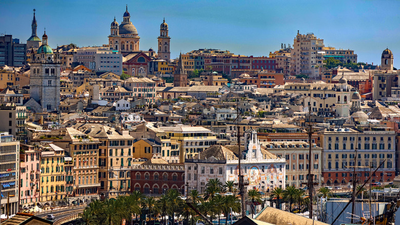 Skyline of Genova, Italy