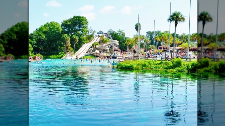 Landscape view of the Buccaneer Bay Water Park in Florida
