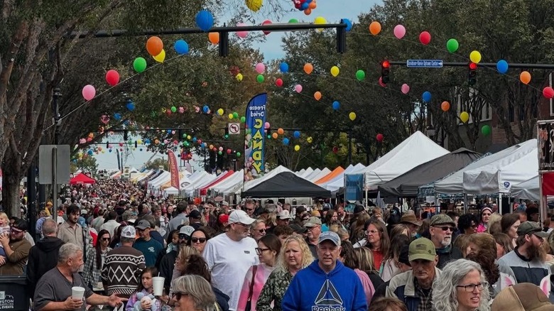 People at The Barbecue Festival