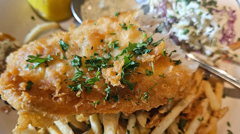The fried fish at Buck & Rider in Phoenix, Arizona
