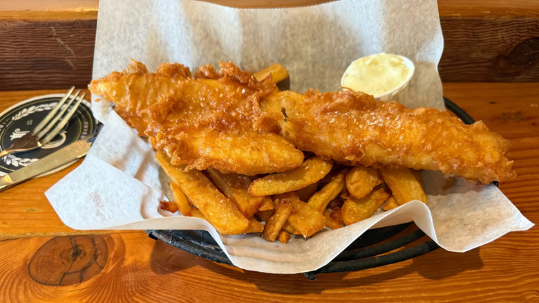 Fish and chips from The Anchor Fish & Chips in Minneapolis, Minnesota