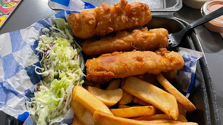 Fish and chips from Summerhay's Halibut N Chips in Salt Lake City, Utah