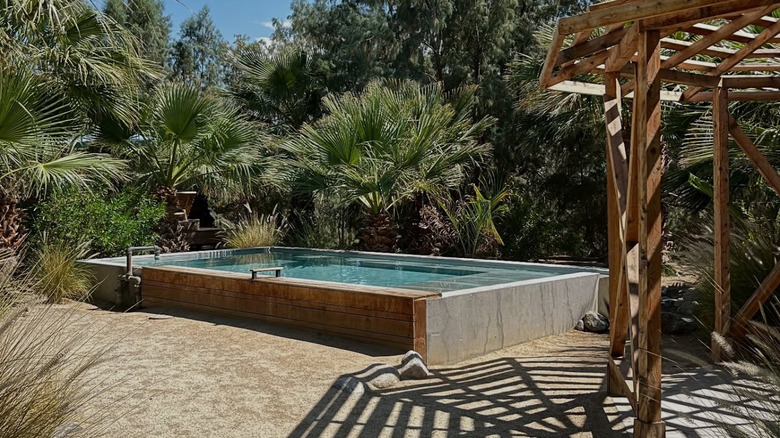 A hot spring pool at Two Bunch Palms