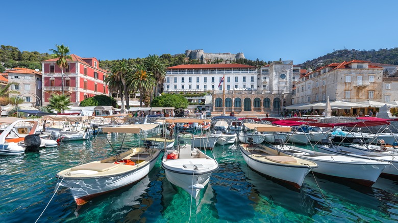 Boats on Hvar, Croatia
