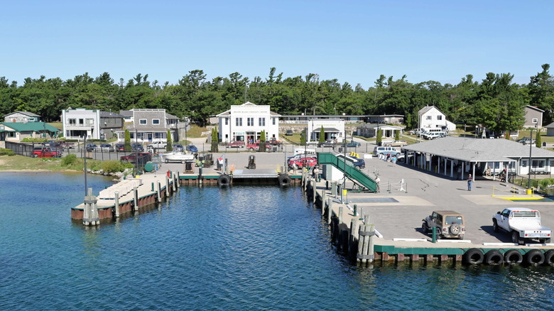 Main town of Beaver Island