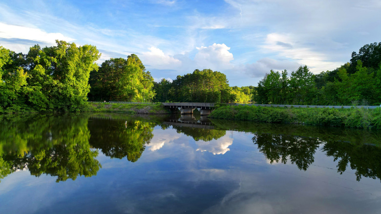 A view of Lake Tillery, NC