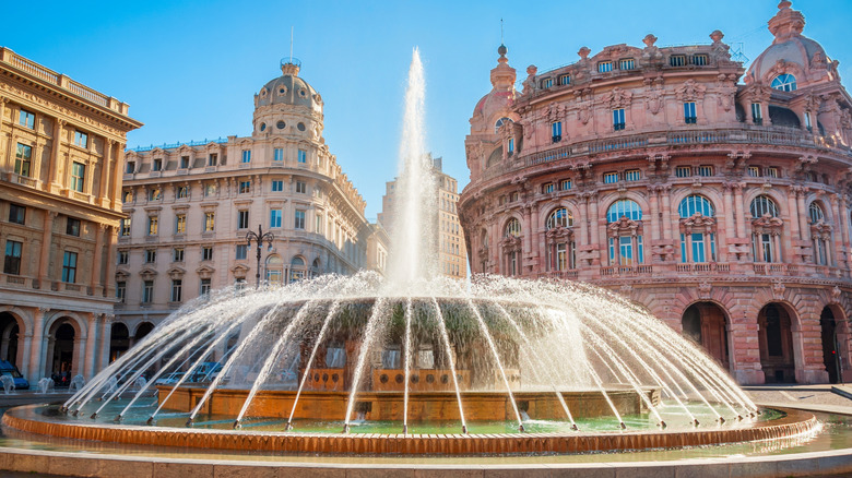 Piazza de Ferrari in Genoa