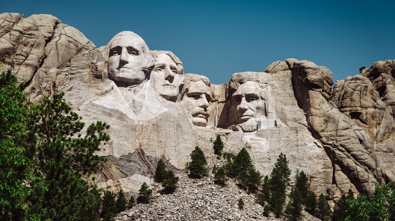 Mount Rushmore in the Black Hills of South Dakota