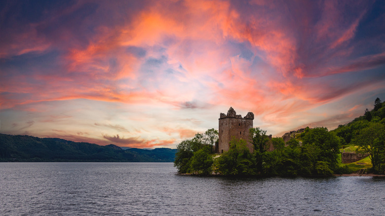 Urquhart Castle, Loch Ness, Scotland.