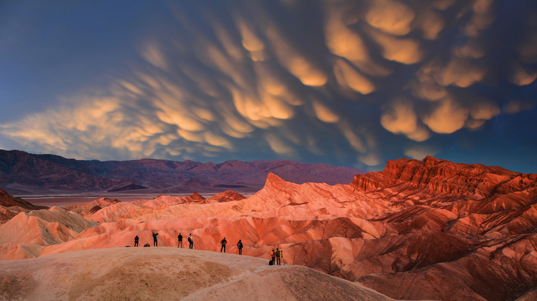 People at Zabriskie Point in Death Valley National Park