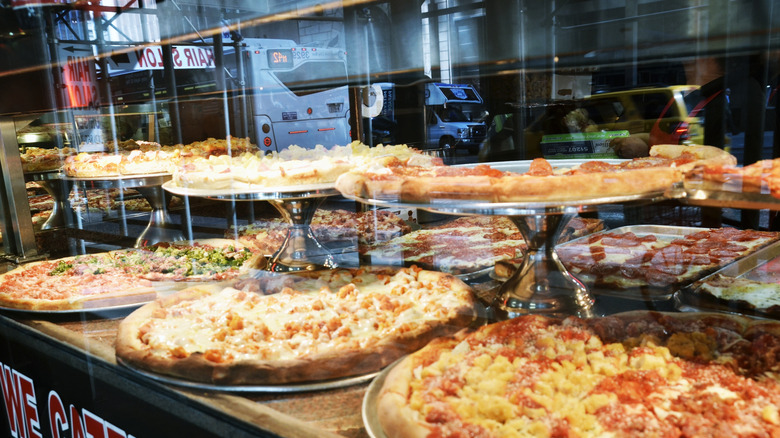 Classic New York-style pizza