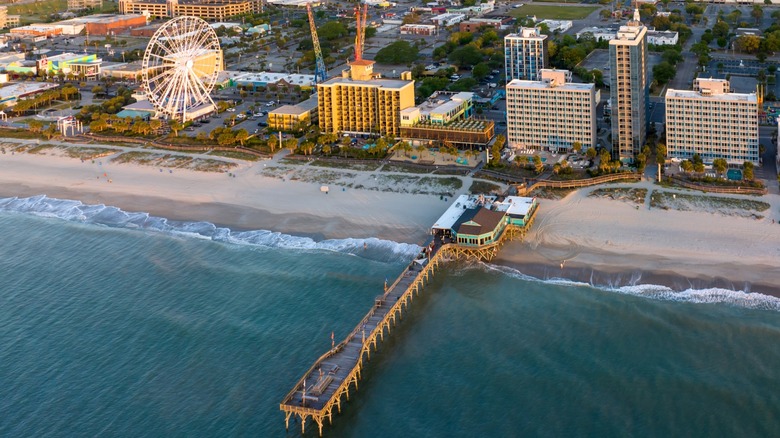 Aerial view of Myrtle Beach, South Carolina