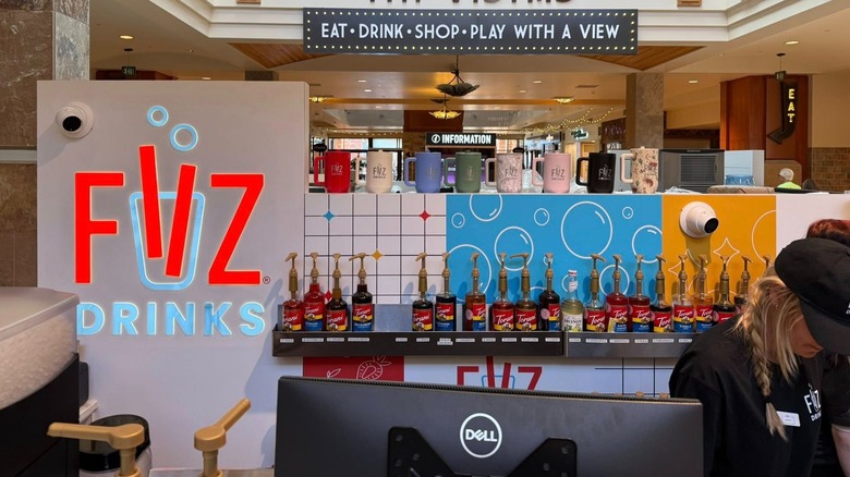 Fiiz Drinks inside a mall location