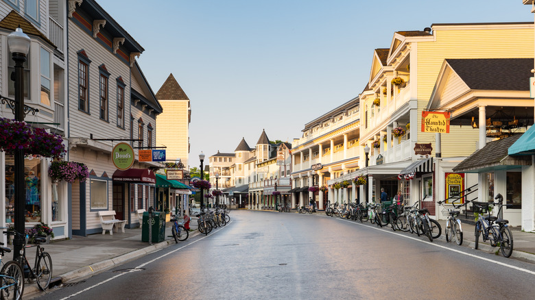 The beauty of Main Street at the Bicycle Street Inn