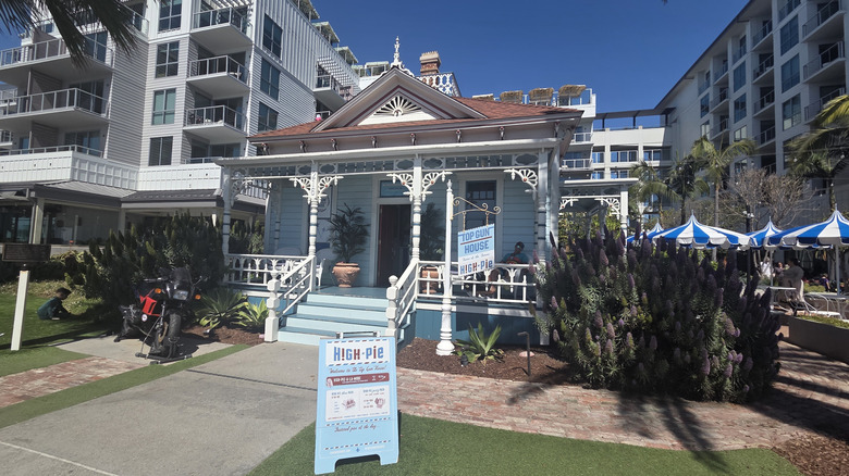 Close up of Top Gun house at Mission Pacific Beach resort