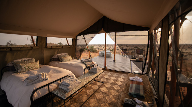 Tswalu open air room Malori