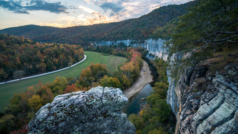 Sunset over the Buffalo River
