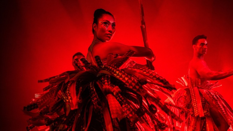 A still from the closing act of Cirque du Soleil's ʻAuana