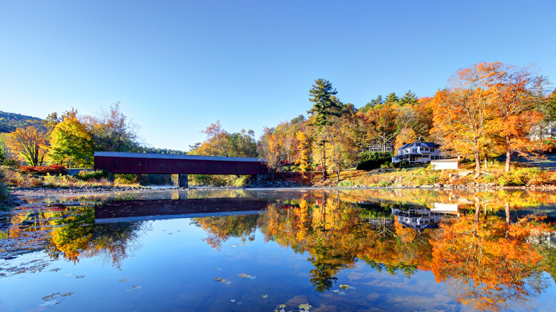 Covered Bridge in Cornwall, Connecticut