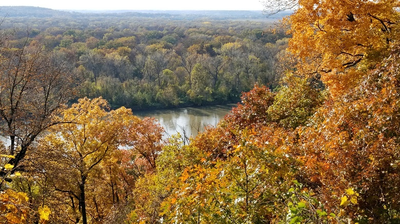 Weston Bend State Park and the Mississippi River