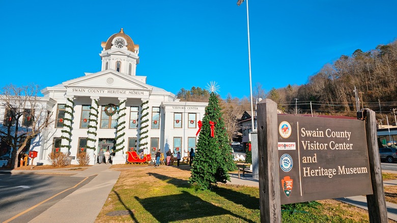 Swain County Heritage Museum on a sunny day