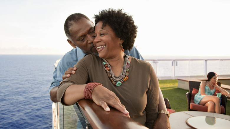 A couple by the sea