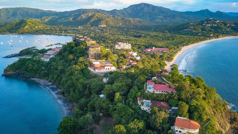 Aerial view of Costa Rica