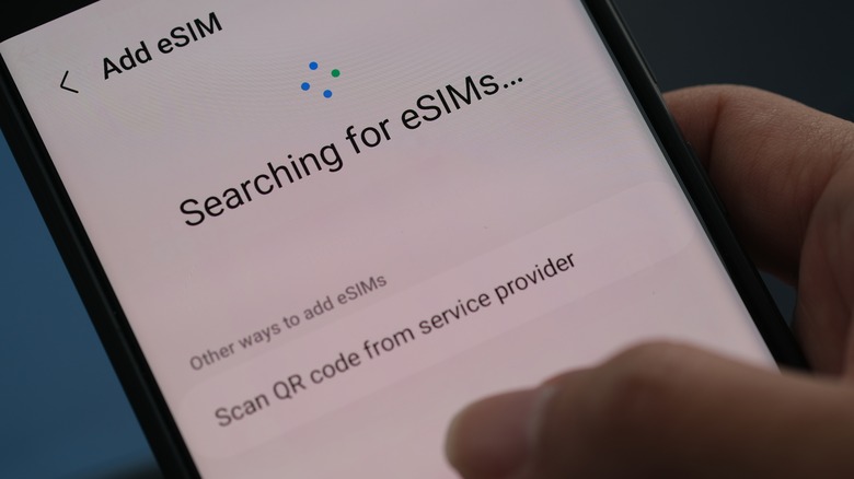 eSim on phone