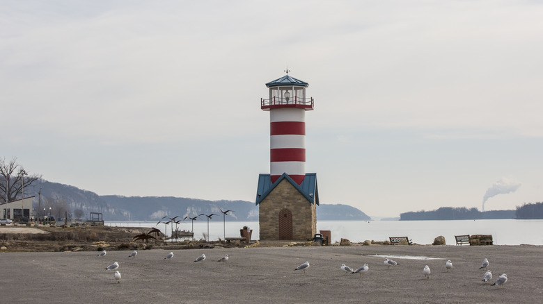 The fake lighthouse in Grafton