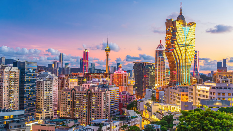 Skyline of Macau, China