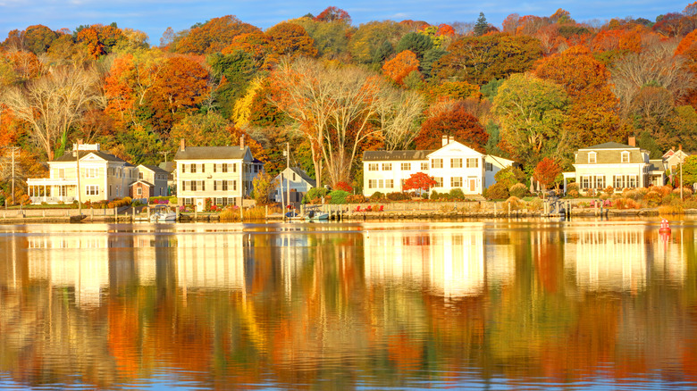 Fall in Mystic, Connecticut