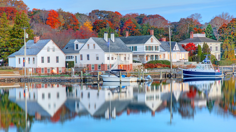 Mystic, CT in the fall
