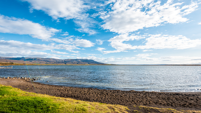 Beautiful views of Lake Laugarvatn from the nearby spa