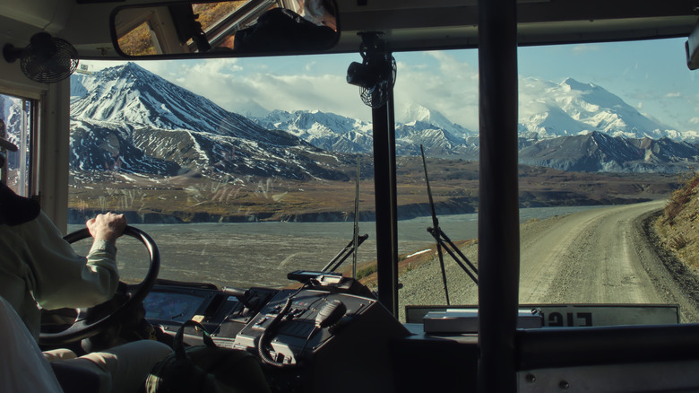 denali mountain view bus windshield