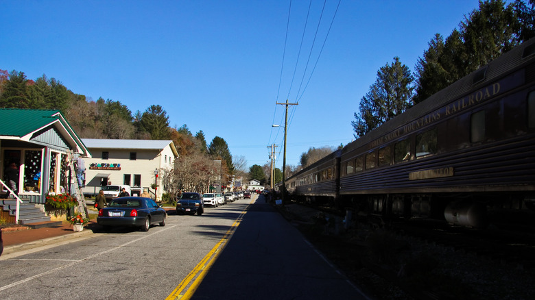 A view of Dillsboro, NC