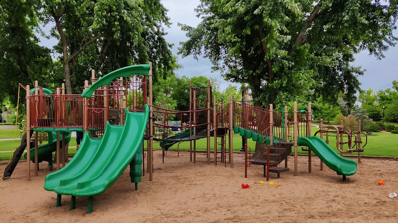 Play structure at Kite Park
