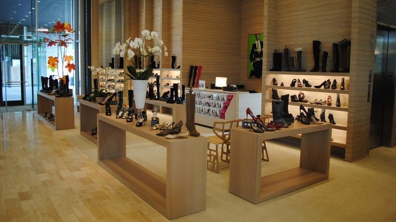 Shoe salon at Balliets
