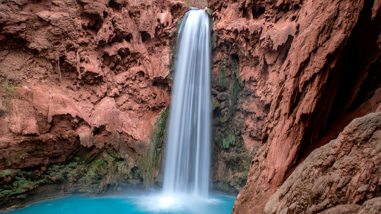 Mooney Falls, Havasupai Indian Reservation, Grand Canyon, Arizona