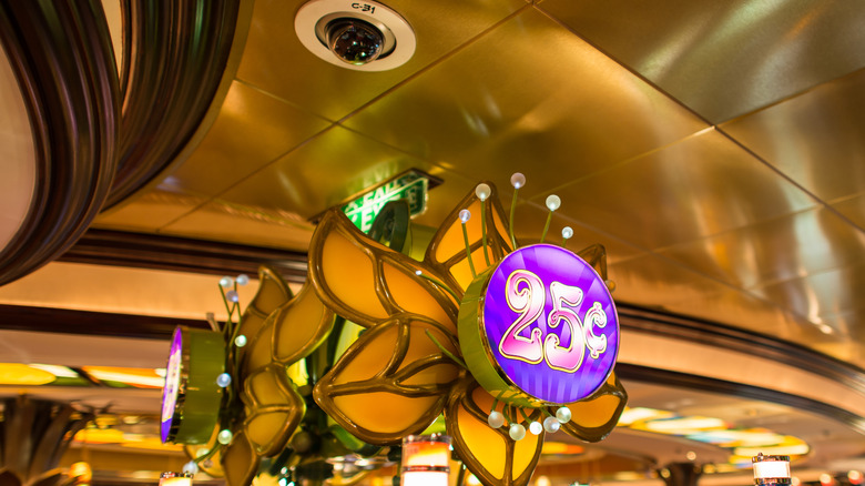 A cruise ship casino